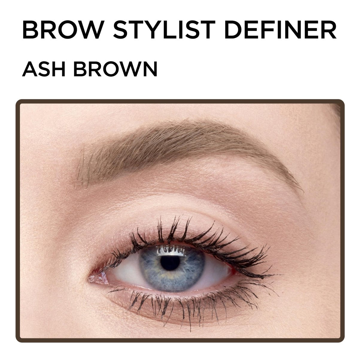 L'Oreal Paris Brow Stylist Definer Waterproof Eyebrow Pencil - Ultra-Fine Mechanical Pencil, Medium Ash Brown - görsel 7
