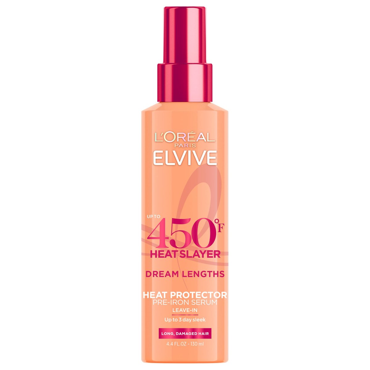 L'Oreal Paris Elvive Dream Lengths Heat Slayer Pre-Iron Spray Leave-In, 4.4 oz - görsel 2