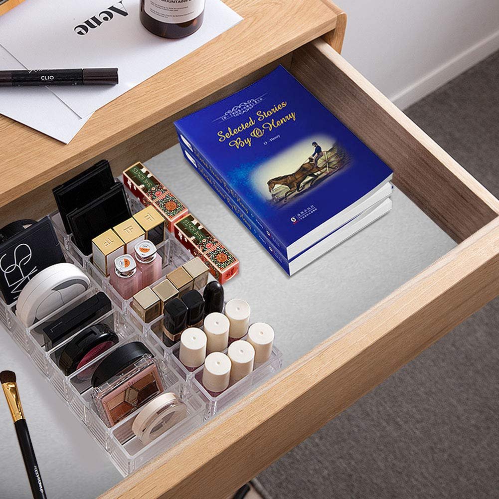 Clear Acrylic Makeup Organizer - 8 Slot Cosmetic Storage for Blush, Eyeshadow, Lipstick & More | Vanity Desk Holder - görsel 13