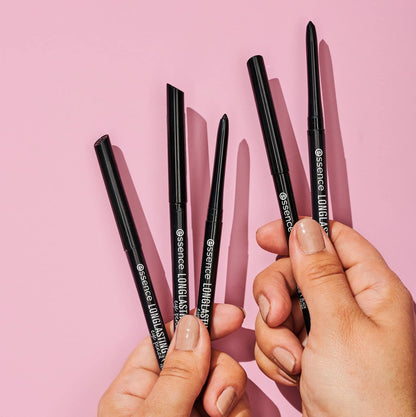 essence Longlasting Eyeliner Pencil - 5-Pack Black, Water-Resistant, Vegan & Cruelty Free Avelisse
