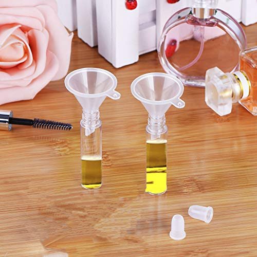 ICEYLI 10ml Empty Mascara Tube, Eyeliner Tube and Lip Gloss Tubes with Rubber Inserts and Funnels for DIY Cosmetics - 9 Piece Set - görsel 13