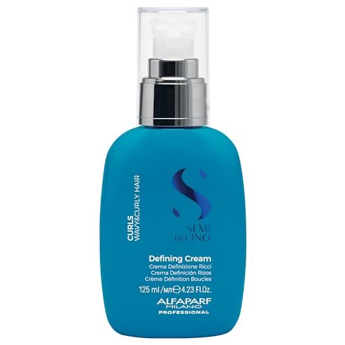 ALFAPARF MILANO Semi di Lino Curl Defining Cream - Lightweight Styling Lotion for Curly Hair - Defines, Hydrates, Separates, Nourishes, Conditions Curls - Reduces Frizz - Heat Protection (4.23 oz) Avelisse
