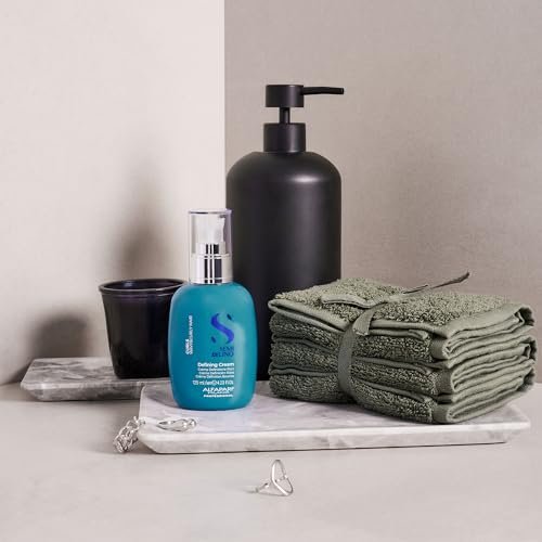 ALFAPARF MILANO Semi di Lino Curl Defining Cream - Lightweight Styling Lotion for Curly Hair - Defines, Hydrates, Separates, Nourishes, Conditions Curls - Reduces Frizz - Heat Protection (4.23 oz) Avelisse