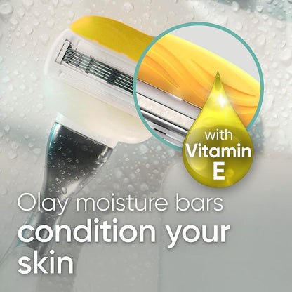Gillette Venus ComfortGlide with Olay Coconut Women's Razor Handle + 2 Blade Refills Avelisse