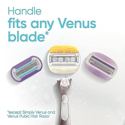 Gillette Venus ComfortGlide with Olay Coconut Women's Razor Handle + 2 Blade Refills Avelisse