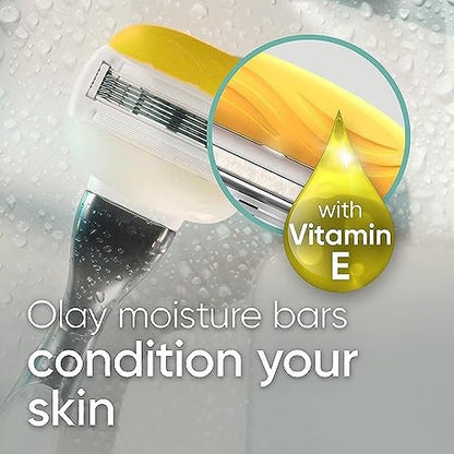 Gillette Venus ComfortGlide with Olay Coconut Women's Razor Handle + 2 Blade Refills Avelisse