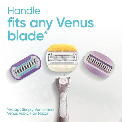 Gillette Venus ComfortGlide with Olay Coconut Women's Razor Handle + 2 Blade Refills Avelisse