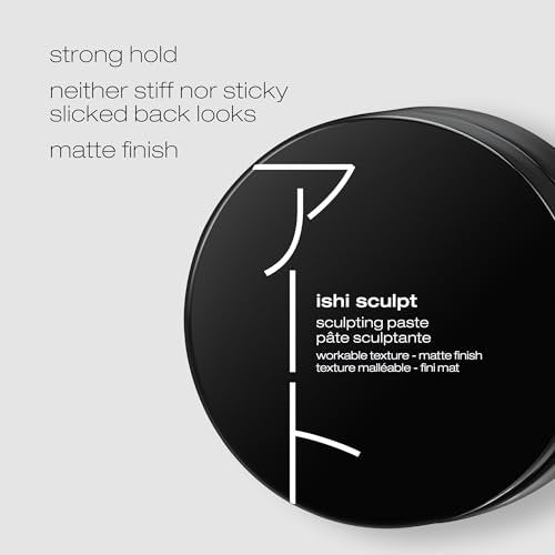 shu uemura art of hair ishi sculpt texturizing & sculpting paste - frizz control and long-lasting hold styling cream pomade, adds texture and subtle shine, for all hair types, 2.54 fl oz Avelisse