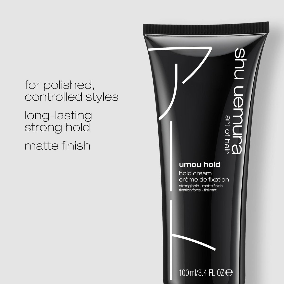 shu uemura art of hair umou hold hair cream - Long-Lasting Hold, Natural Shine, Polished & Slicked-Back Styles, 3.4 fl oz Avelisse