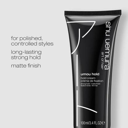shu uemura art of hair umou hold hair cream - Long-Lasting Hold, Natural Shine, Polished & Slicked-Back Styles, 3.4 fl oz Avelisse