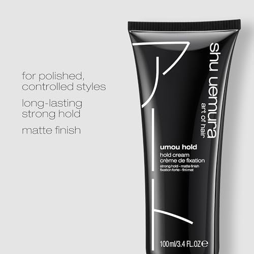shu uemura art of hair umou hold hair cream - Long-Lasting Hold, Natural Shine, Polished & Slicked-Back Styles, 3.4 fl oz Avelisse