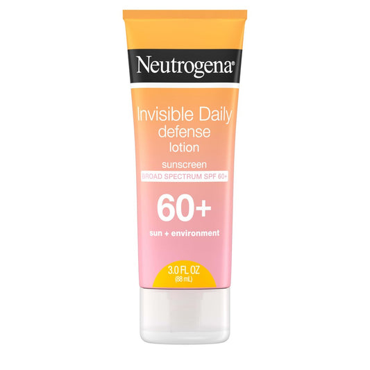 Neutrogena Invisible Daily Defense Sunscreen Lotion SPF 60+, Oxybenzone-Free & Water-Resistant, 3.0 fl. oz Avelisse