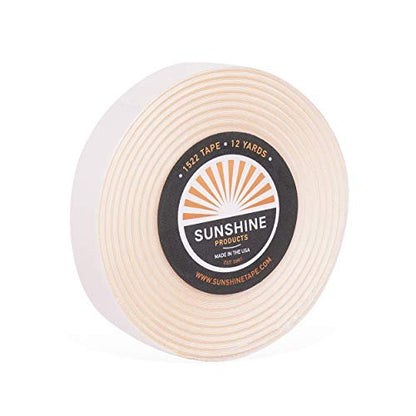 Gentle Daily Wear Hair System Tape Roll 1-7 Day Hold - 1/2" x 12yds - 1522 3M Wig Tape - Hypoallergenic, No Residue Double-Sided Tape for Wigs, Toupees, and Human Hair Systems Avelisse