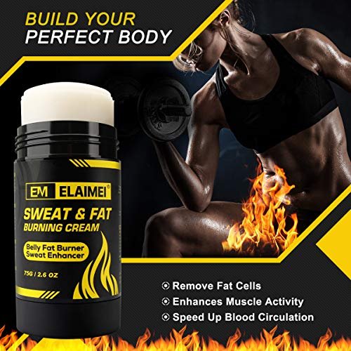 ELAIMEI Fat Burning Sweat Cream – Hot Gel Weight Loss Enhancer for Belly, Slimming & Anti-Cellulite for Women and Men - görsel 6
