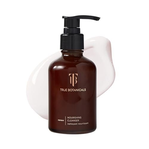 True Botanicals Renew Nourishing Cleanser – Gentle Moisturizing Face Wash for Dry Skin, All Natural, Vegan, 4 fl oz Avelisse