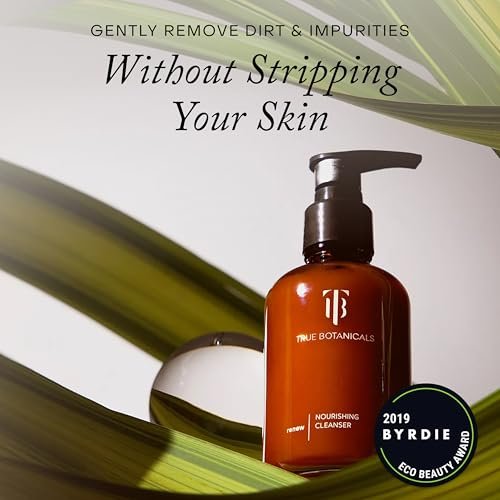 True Botanicals Renew Nourishing Cleanser – Gentle Moisturizing Face Wash for Dry Skin, All Natural, Vegan, 4 fl oz Avelisse
