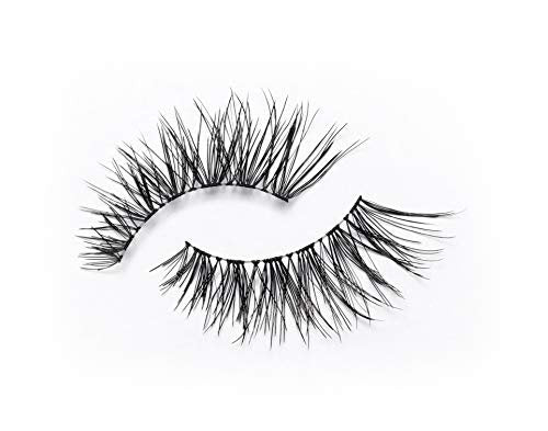 Eylure Fluttery Light 008 Multipack False Lashes - Black, Latex-Free Look Avelisse