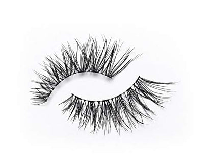 Eylure Fluttery Light 008 Multipack False Lashes - Black, Latex-Free Look Avelisse