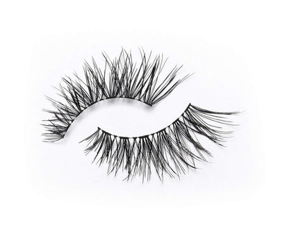 Eylure Fluttery Light 008 Multipack False Lashes - Black, Latex-Free Look Avelisse