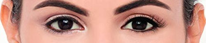 Eylure Fluttery Light 008 Multipack False Lashes - Black, Latex-Free Look Avelisse