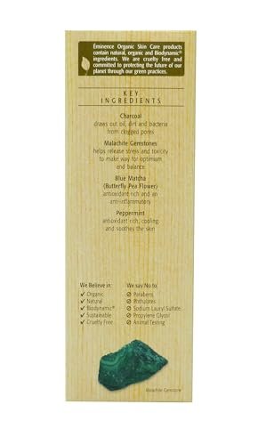 Éminence Charcoal Exfoliating Gel Cleanser – Unscented, 5 oz | Deep Pore Detox & Gentle Exfoliation Avelisse