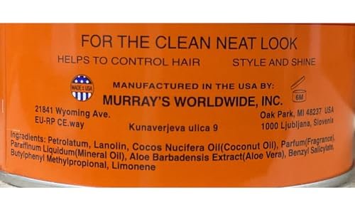 Murray's Super Light Pomade for Men and Women - Lightweight Hair Styling, 3 oz - görsel 6