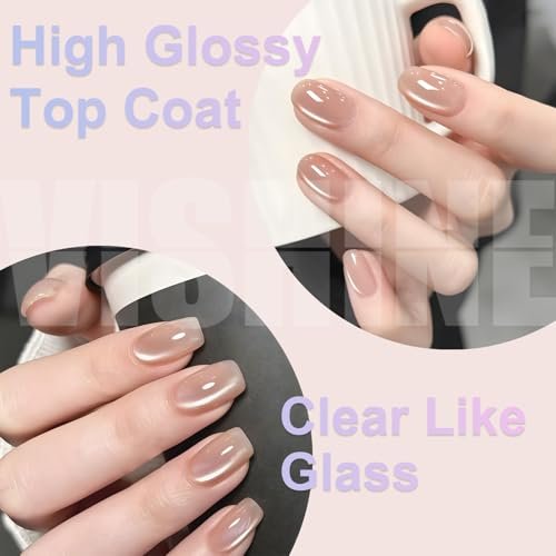 Vishine No Wipe Top Coat Gel Nail Polish – 15ml High Gloss Shine Finish, Long Lasting for Home DIY Manicure - görsel 12