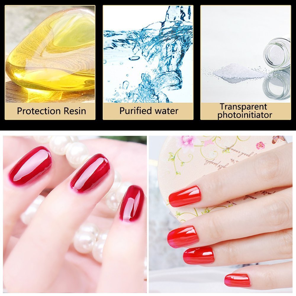 Vishine No Wipe Top Coat Gel Nail Polish – 15ml High Gloss Shine Finish, Long Lasting for Home DIY Manicure - görsel 13