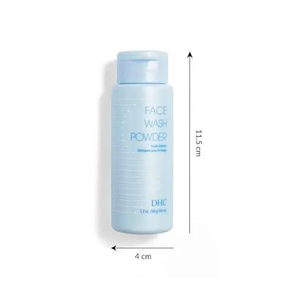 DHC Face Wash Powder 2 Pack - Gentle Exfoliating Foaming Cleanser for All Skin Types, Fragrance-Free, 1.7 oz Each Avelisse