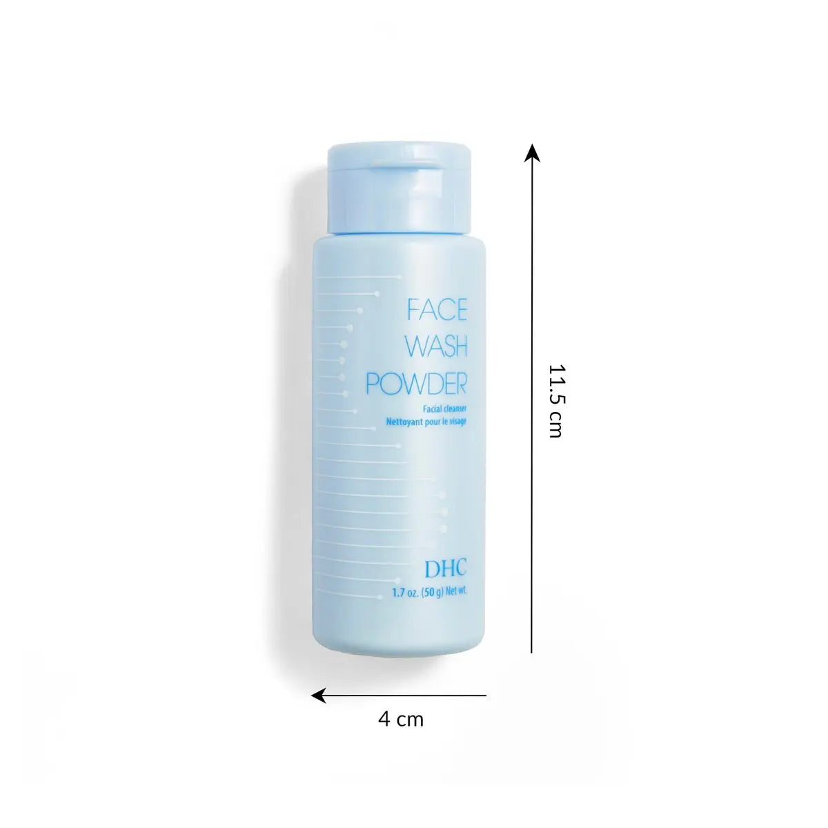 DHC Face Wash Powder 2 Pack - Gentle Exfoliating Foaming Cleanser for All Skin Types, Fragrance-Free, 1.7 oz Each Avelisse