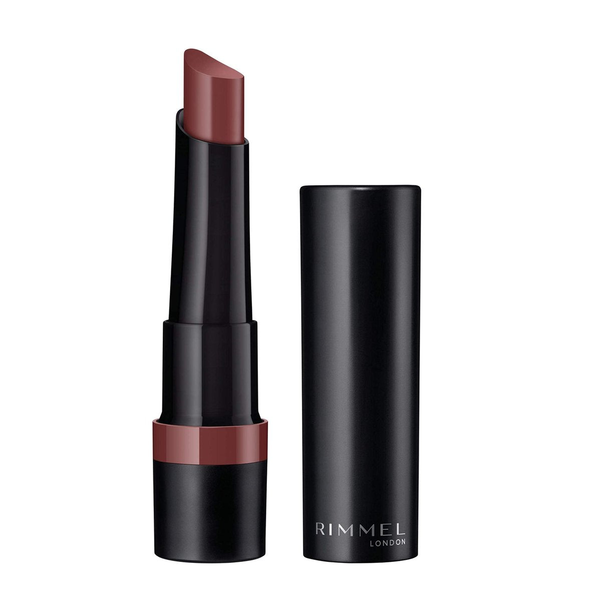 Rimmel Lasting Finish Matte Lipstick - 715 Cool Nude | Long-Lasting Creamy Lip Color - görsel 1