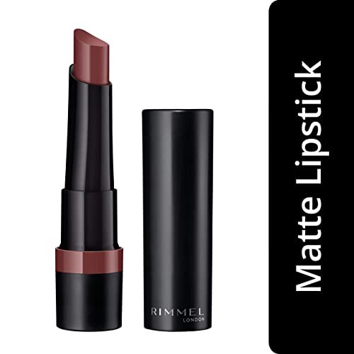 Rimmel Lasting Finish Matte Lipstick - 715 Cool Nude | Long-Lasting Creamy Lip Color - görsel 6