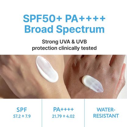 Face Republic Purity Sun Essence SPF50+ Broad Spectrum UV Protection, 50ml (1.69fl.oz.) - Vegan, Reef Safe, Cruelty Free, No White Cast, Water Resistant, Non-greasy Korean Sunscreen Avelisse