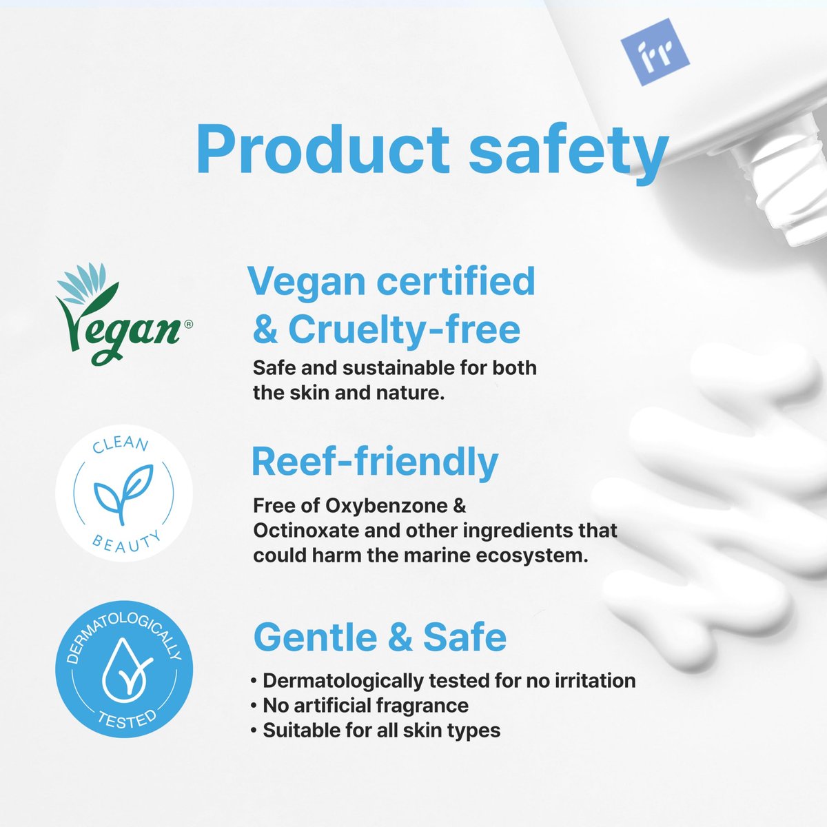 Face Republic Purity Sun Essence SPF50+ Broad Spectrum UV Protection, 50ml (1.69fl.oz.) - Vegan, Reef Safe, Cruelty Free, No White Cast, Water Resistant, Non-greasy Korean Sunscreen Avelisse