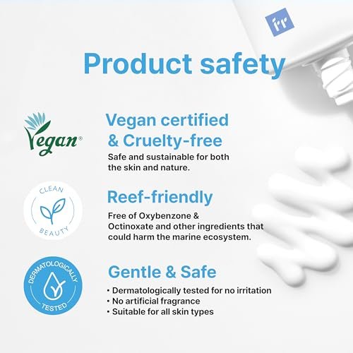 Face Republic Purity Sun Essence SPF50+ Broad Spectrum UV Protection, 50ml (1.69fl.oz.) - Vegan, Reef Safe, Cruelty Free, No White Cast, Water Resistant, Non-greasy Korean Sunscreen Avelisse