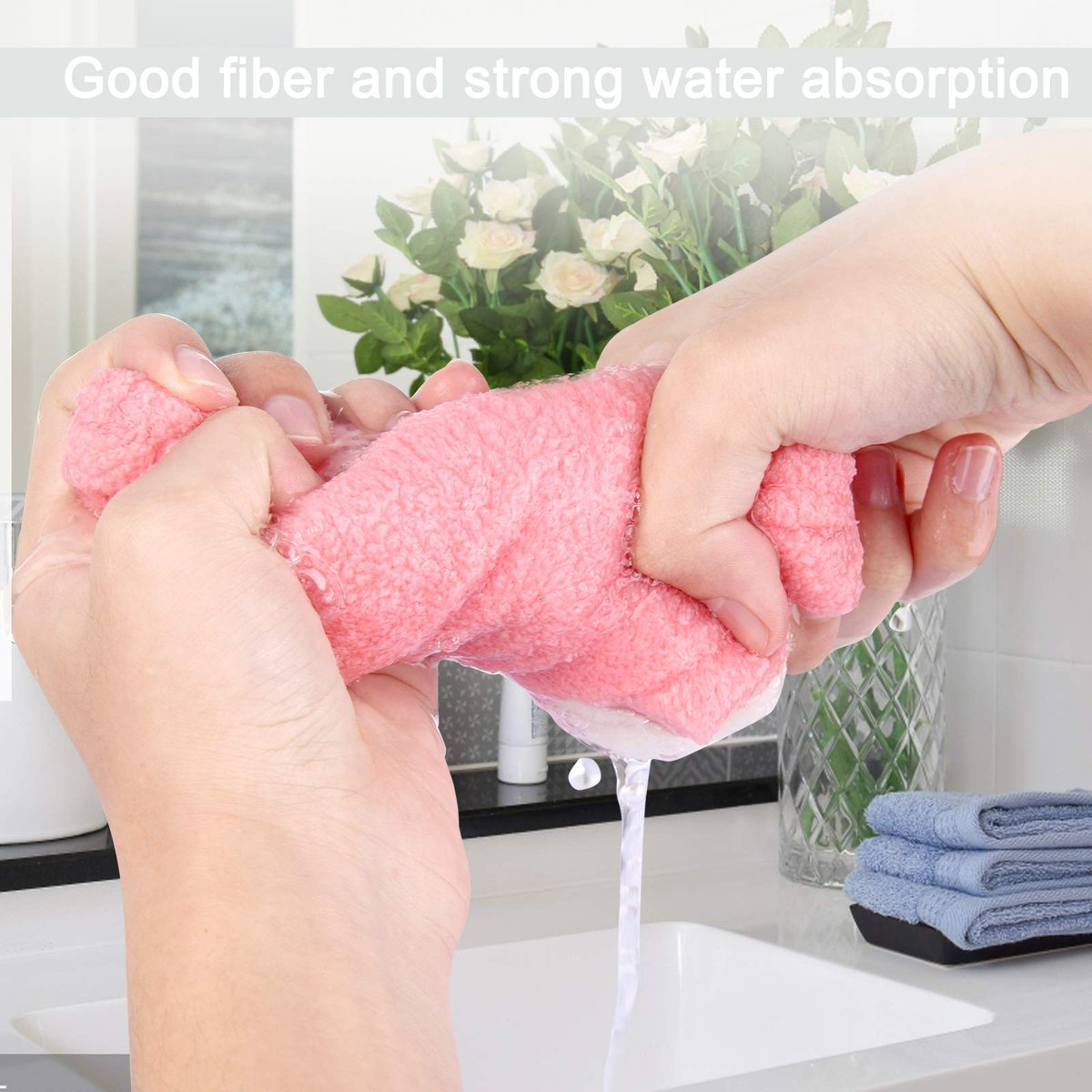 Lamoutor 3-Pack Kids Hair Drying Towel – Soft Absorbent Microfiber Hair Towel Wrap for Girls Avelisse