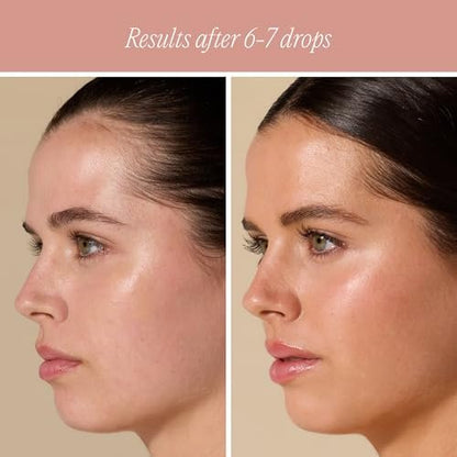 + Lux Unfiltered N°12 Sun Struck Bronzing Face Tanning Drops - Gradual Natural Glow Self Tanner for Face - Fragrance Free, Vegan & Cruelty Free with Hyaluronic Acid & Vitamin E Avelisse