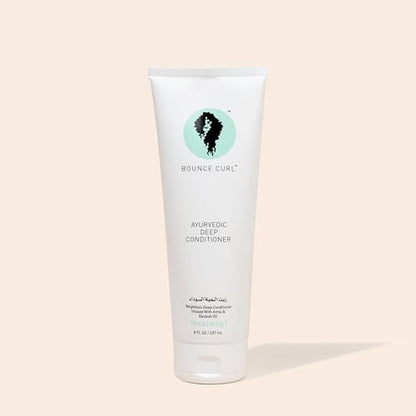Bounce Curl Ayurvedic Deep Conditioner – Protein-Free Deep Treatment with Amla, Shikakai & Baobab Oil for Hydration & Shine – 8 oz Avelisse