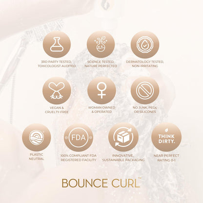 Bounce Curl Ayurvedic Deep Conditioner – Protein-Free Deep Treatment with Amla, Shikakai & Baobab Oil for Hydration & Shine – 8 oz Avelisse