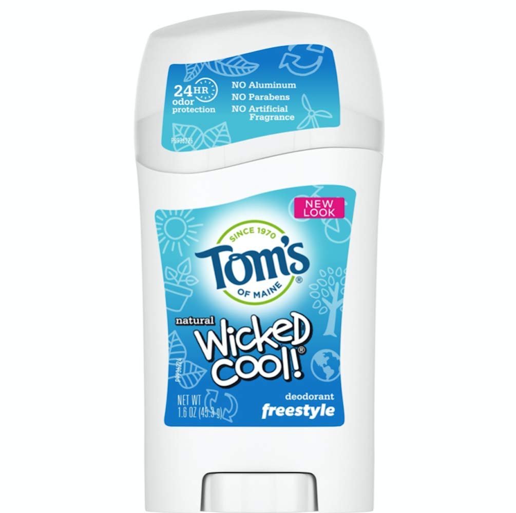 Tom's of Maine Wicked Cool Kids Deodorant (Freestyle) - Natural Deodorant for Kids, 1.6 oz - görsel 2