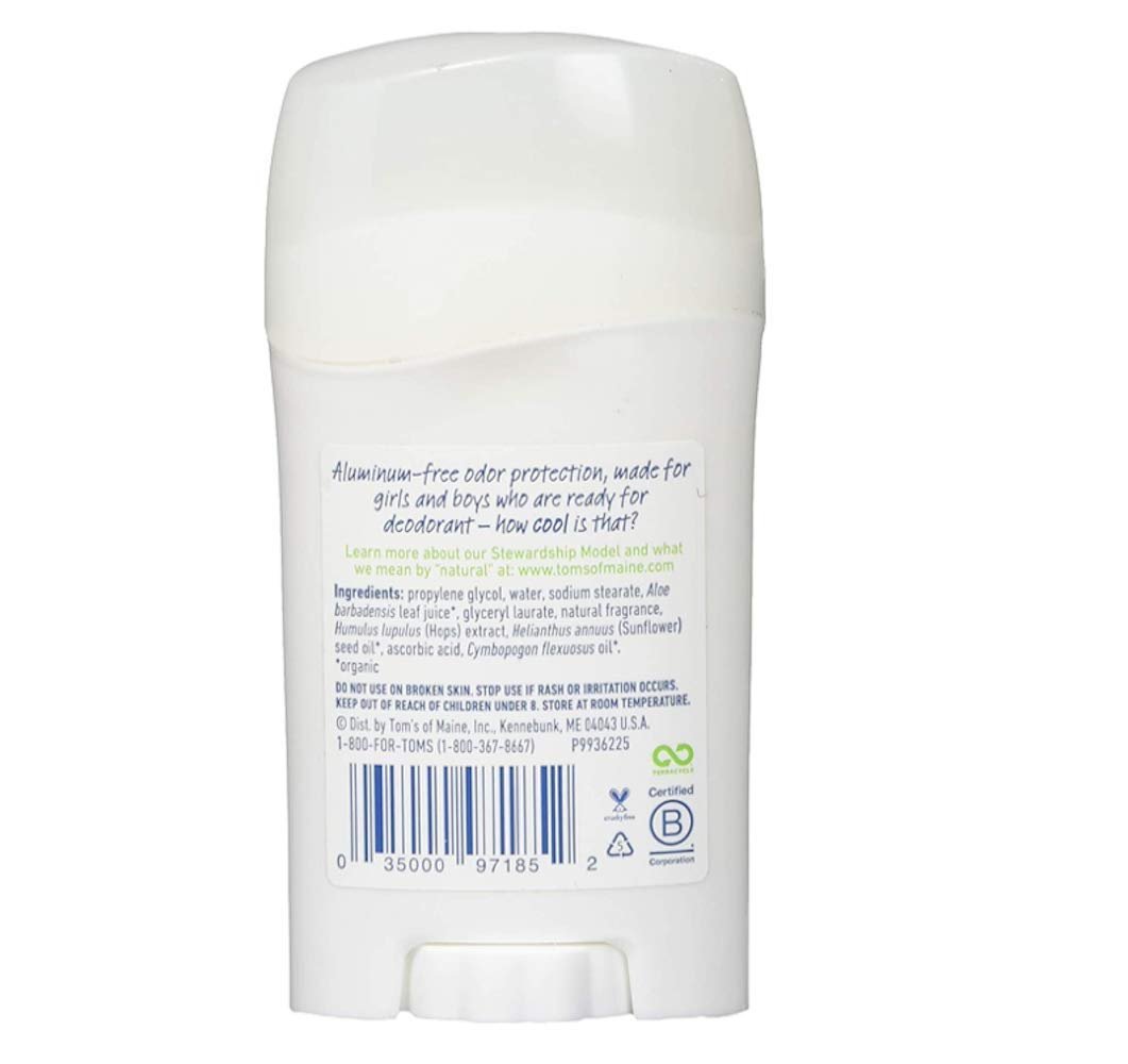 Tom's of Maine Wicked Cool Kids Deodorant (Freestyle) - Natural Deodorant for Kids, 1.6 oz - görsel 6