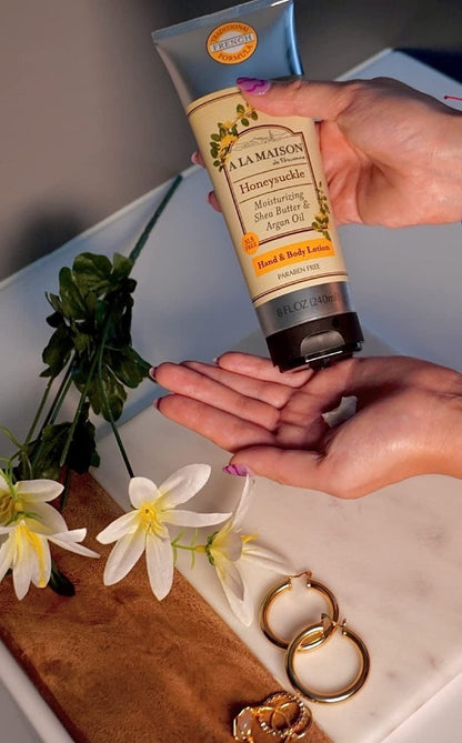 A LA MAISON Moisturizing Lotion, Honeysuckle (8 oz) - 2 Pack Avelisse