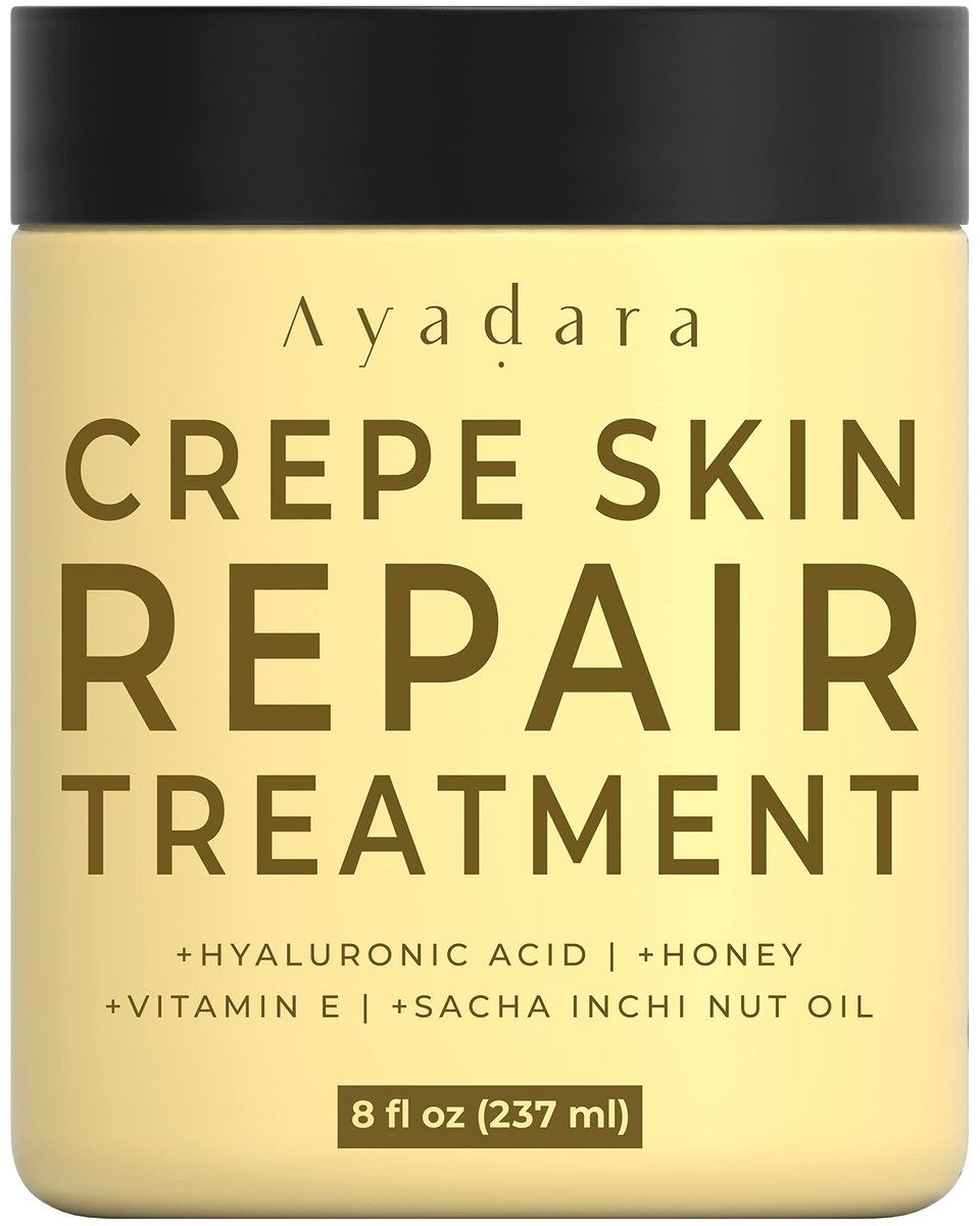 AYADARA Crepey Skin Repair Cream 8oz – Firming Lotion for Loose Skin, Collagen Body Cream for Tightening Arms, Legs, Face & Neck Avelisse