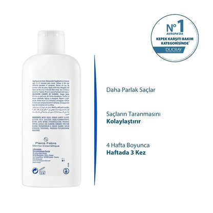 Ducray Squanorm Dry Dandruff Shampoo 200 ml – Anti-Dandruff Treatment for Dry Scalp