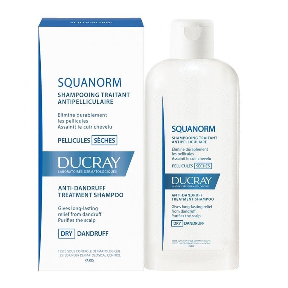 Ducray Squanorm Dry Dandruff Shampoo 200 ml – Anti-Dandruff Treatment for Dry Scalp - görsel 2
