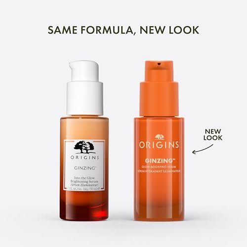 Origins GinZing Glow-Boosting Vitamin C Serum with Caffeine & Ginseng | Smoother Skin & Less Visible Pores, 1 Fl Oz Avelisse