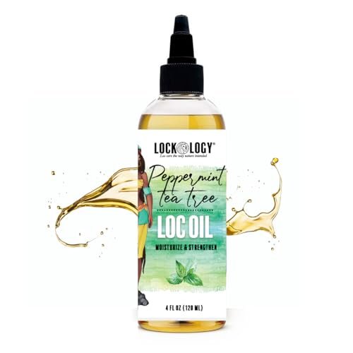 Peppermint Tea Tree Loc Oil for Dreads & Locs - Natural Dreadlock Hair Products, Black Owned Avelisse