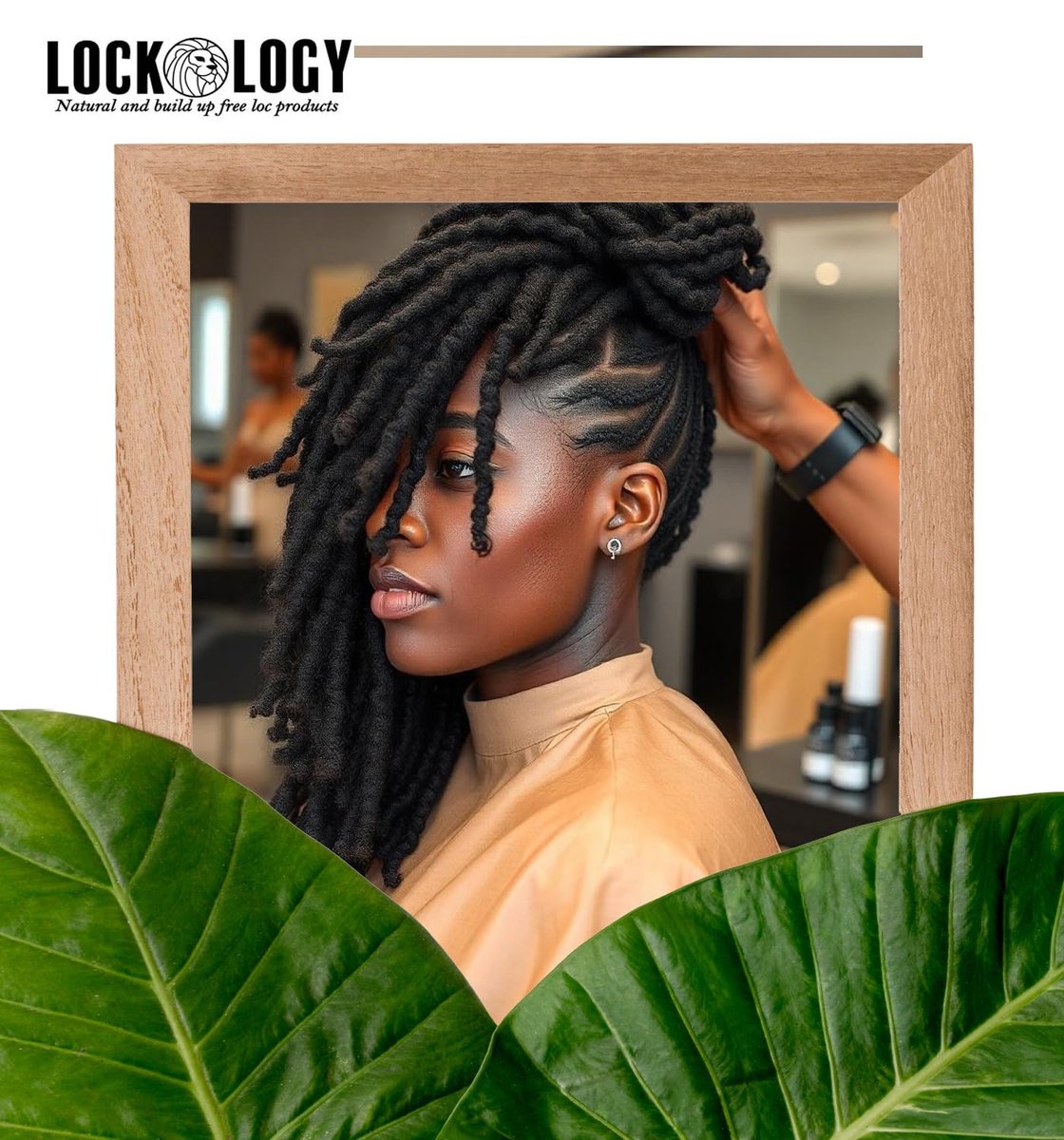 Peppermint Tea Tree Loc Oil for Dreads & Locs - Natural Dreadlock Hair Products, Black Owned Avelisse