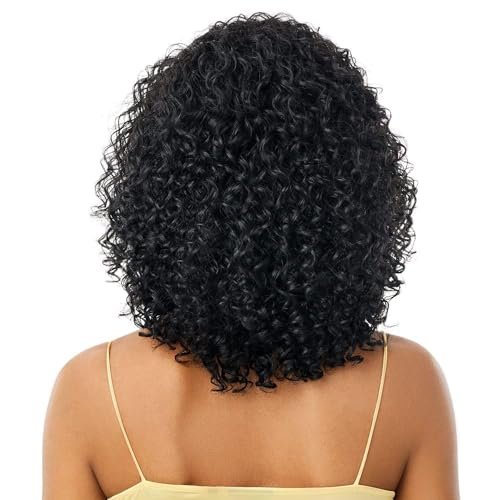 Outre Converti Cap Hair Wig Beach Babe - Jet Black 1 - Synthetic Wig for Women - görsel 10
