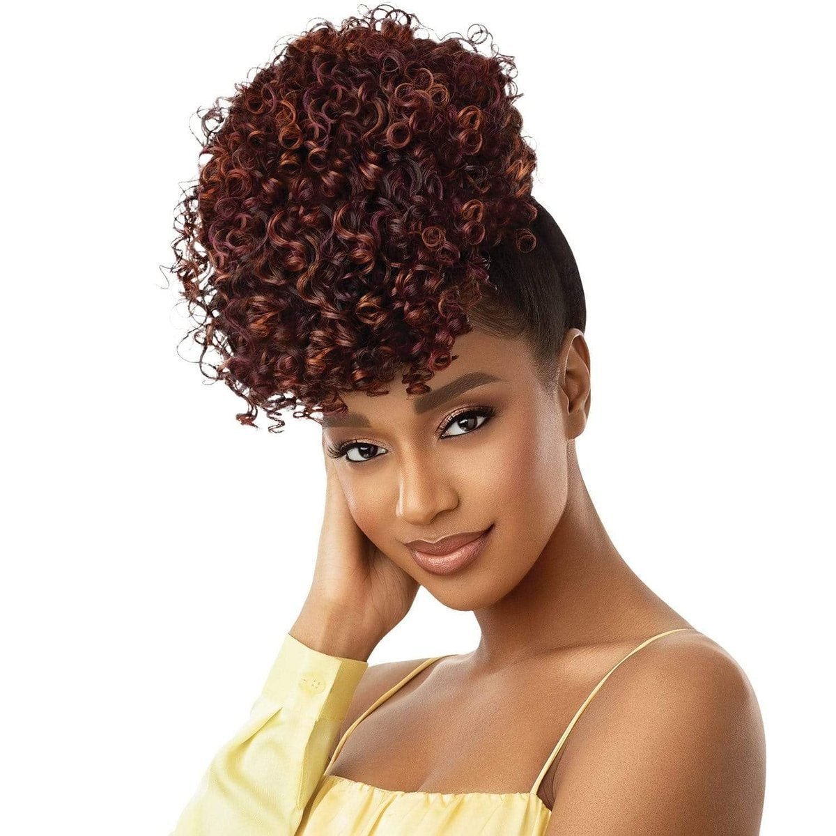 Outre Converti Cap Hair Wig Beach Babe - Jet Black 1 - Synthetic Wig for Women - görsel 7